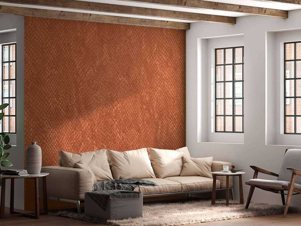 Slangestruktur i terrakotta