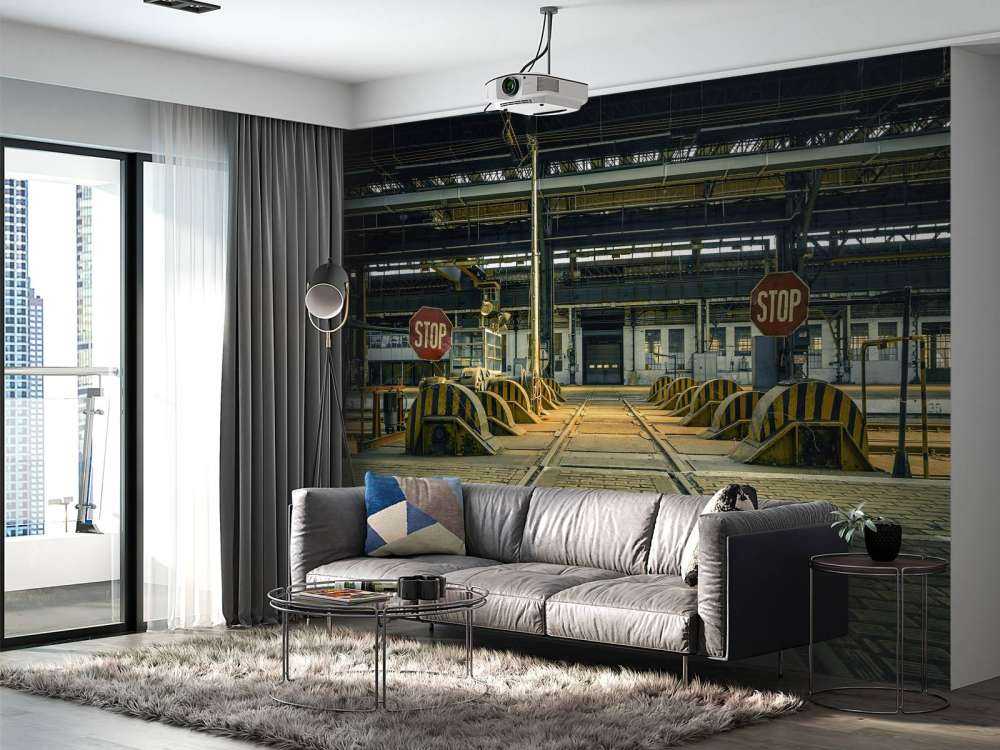 Forlatt industrihall