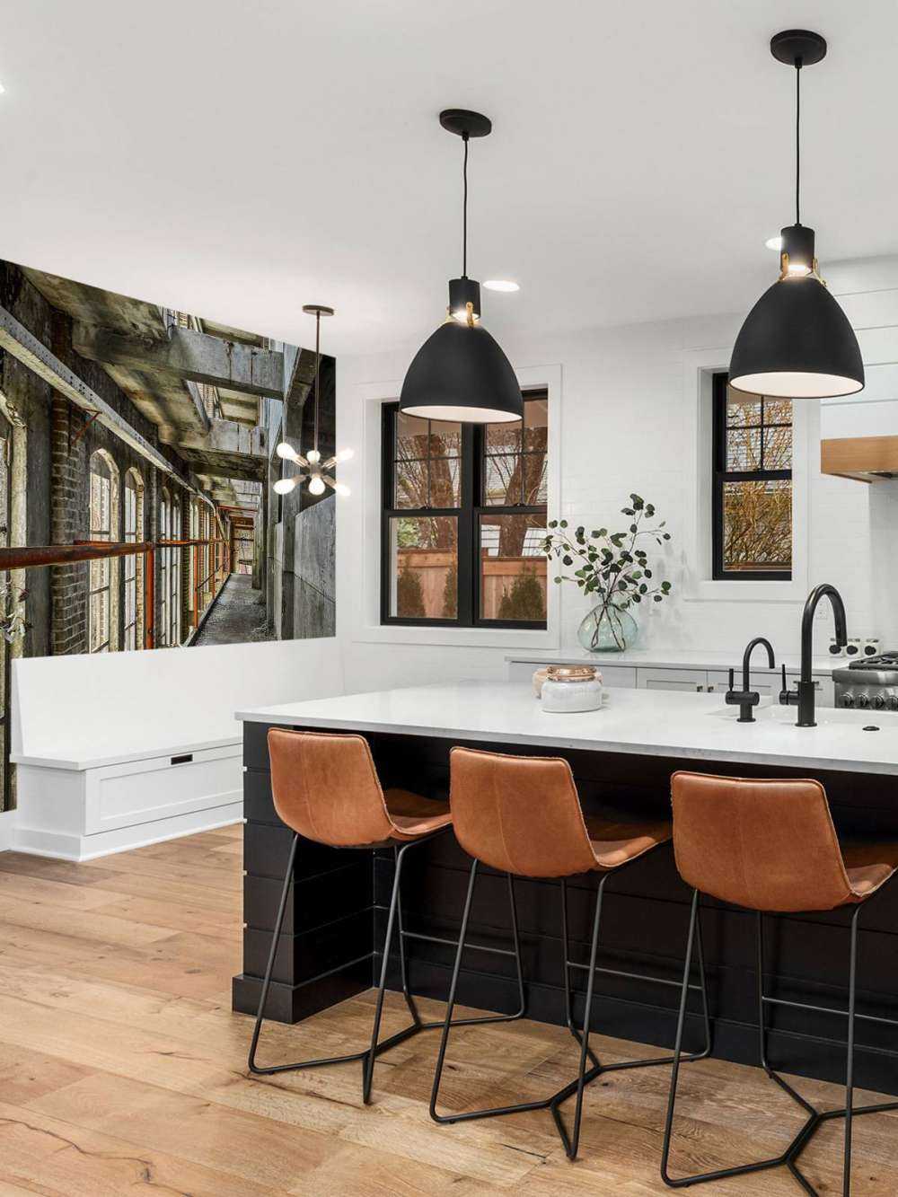 Gangvei i forlatt bygning