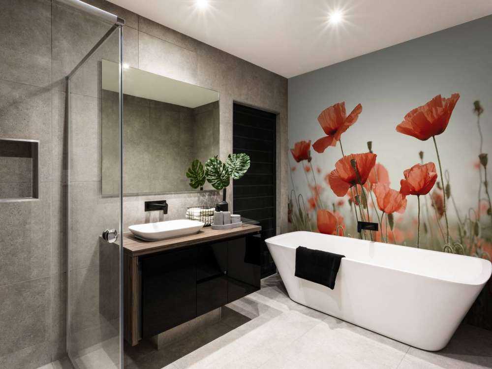 Valmuer i vintagefarger