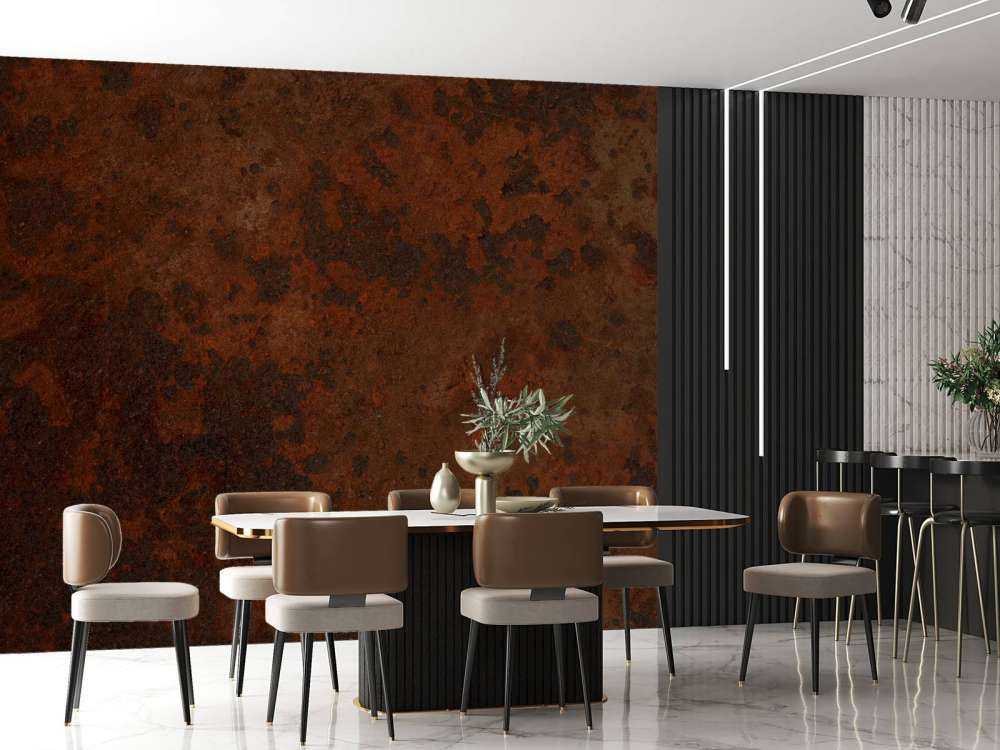 Structuur roestbruin