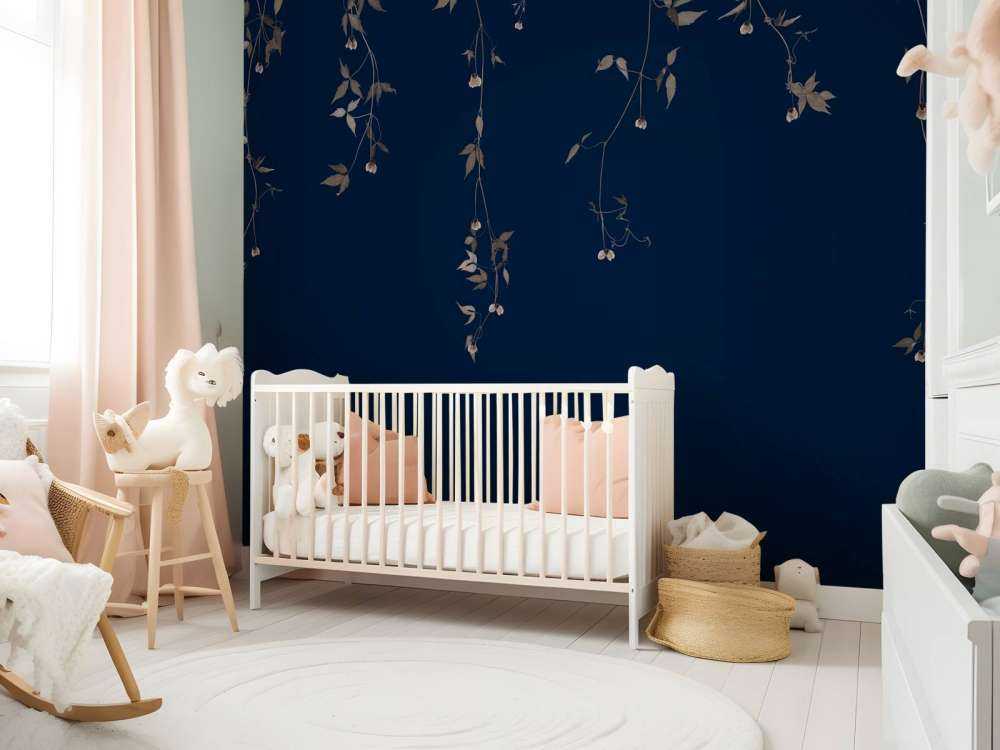 Klematiskvister på midnattsblått