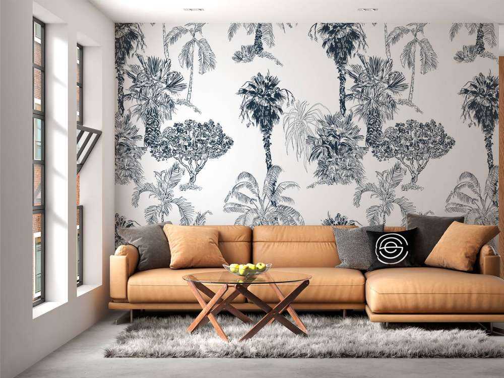 Tropiske palmer og trær