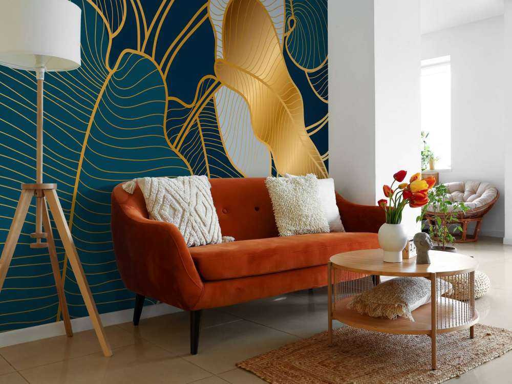 Luksuriøs gull Art Deco