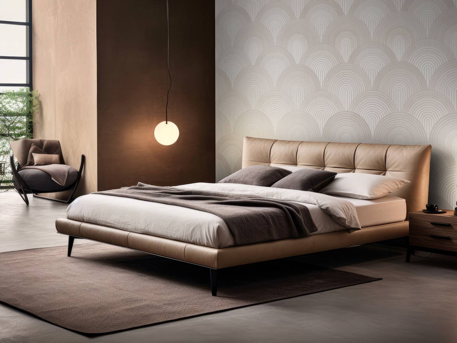 Boho ombre buer - nøytral beige