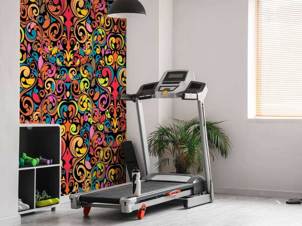 Abstrakte fargede figurer