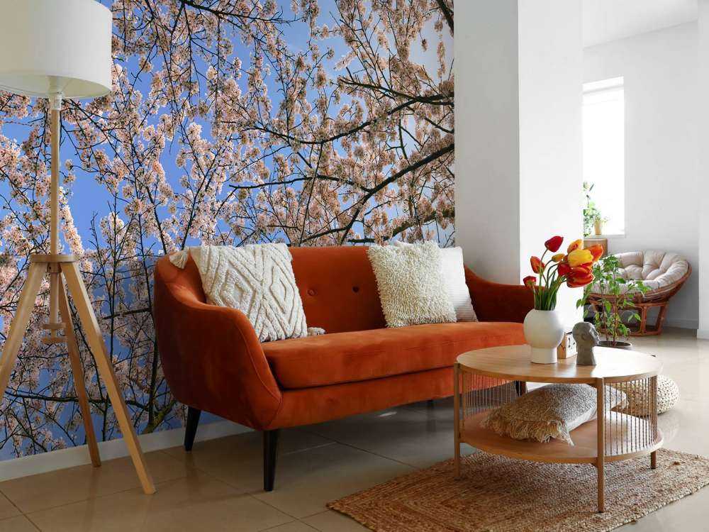 Blomstrende grener i blomst