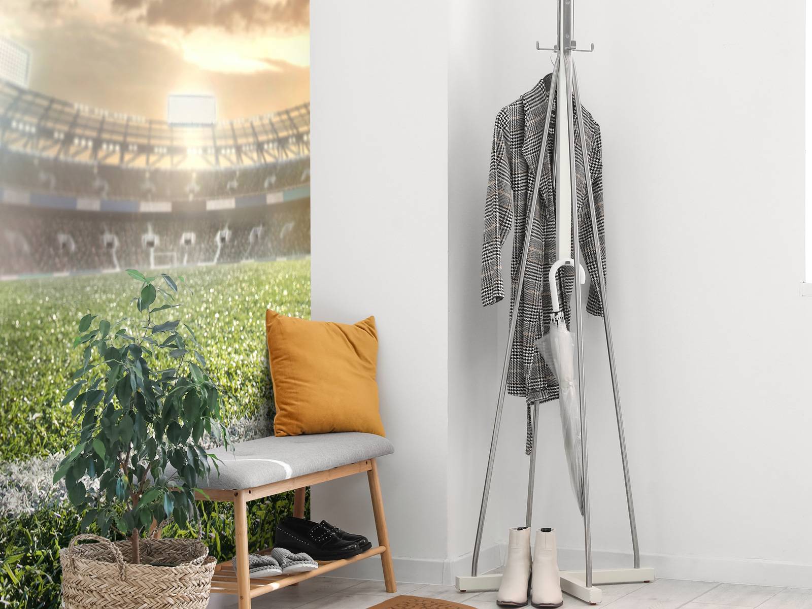 Stadion med kunstgress
