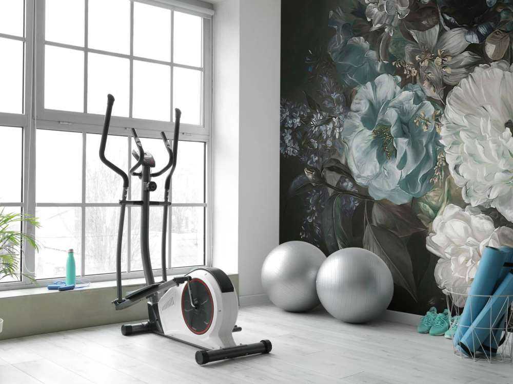 Bukett med lilla blå