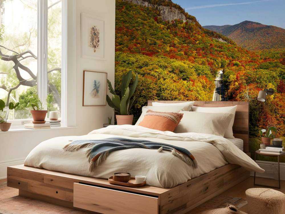 Veien gjennom høstlandskapet