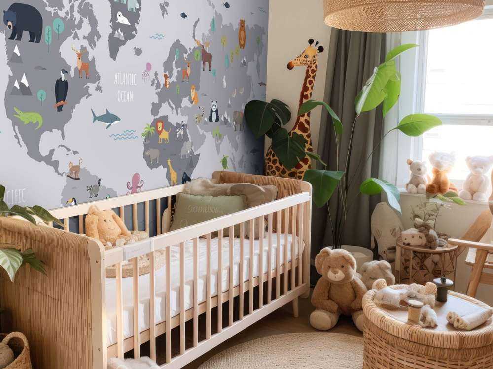 Verdenskart med ville dyr