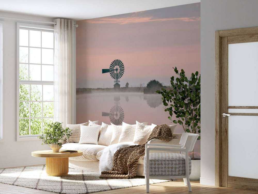 Metallvindmølle