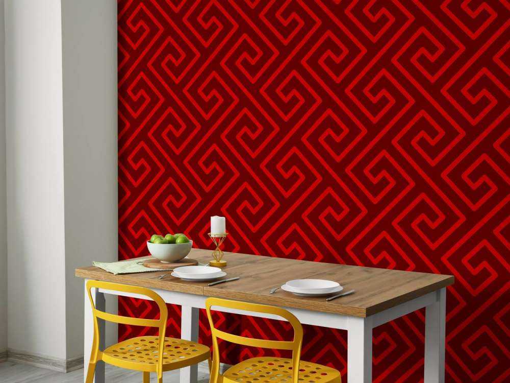 Trendy kinesisk mønster