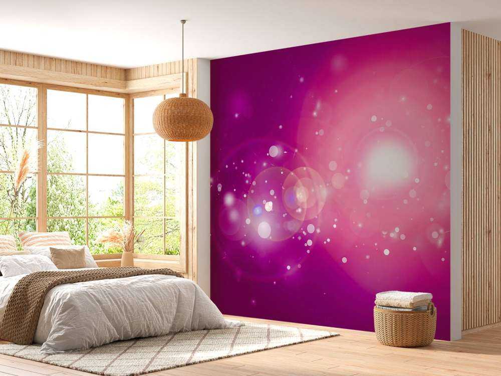 Rosa glitter ljus
