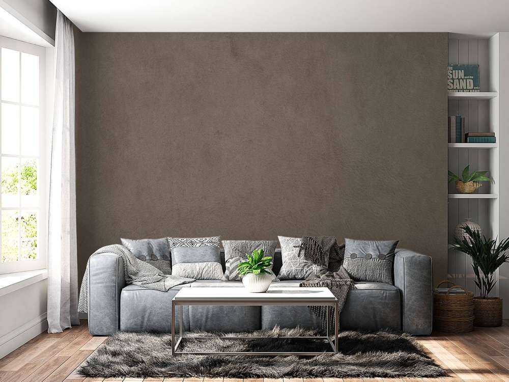 Läder i Taupe