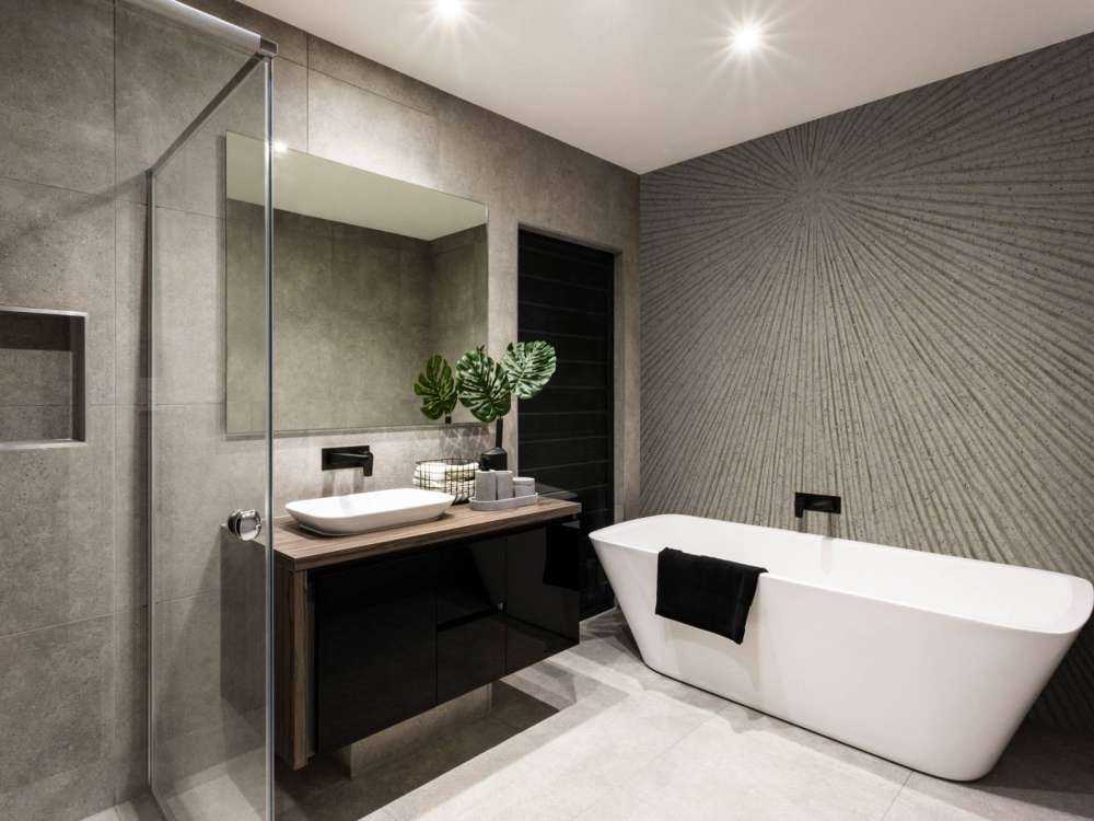 Textur med linjer i sand