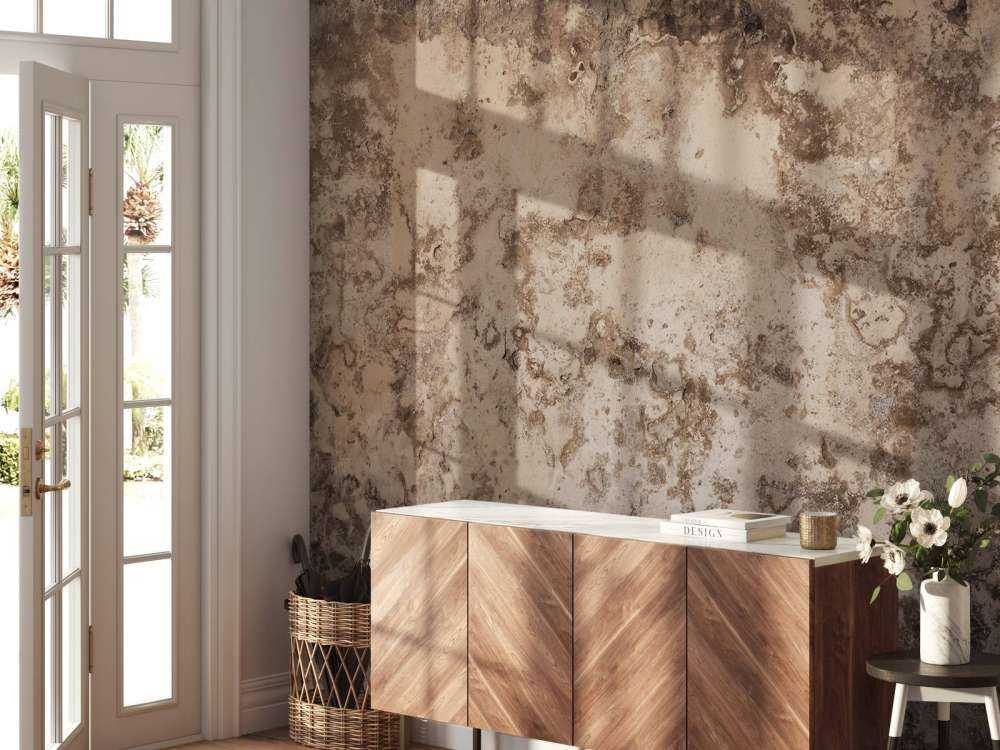 Betong med stuckatur