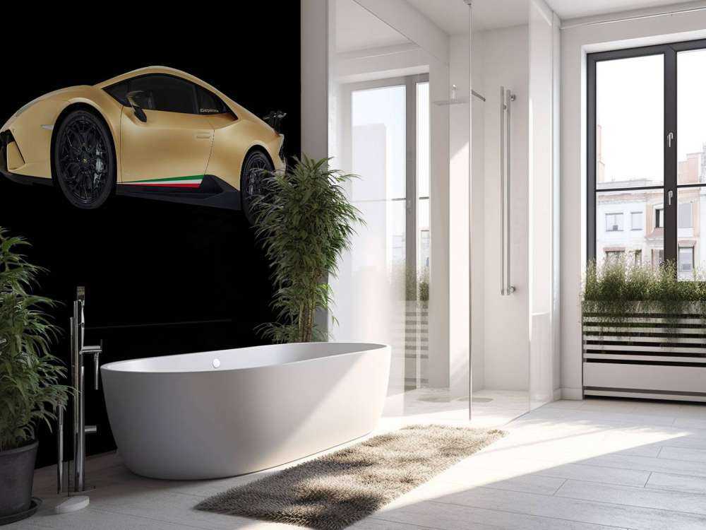 Lamborghini Huracán - Sida, svart