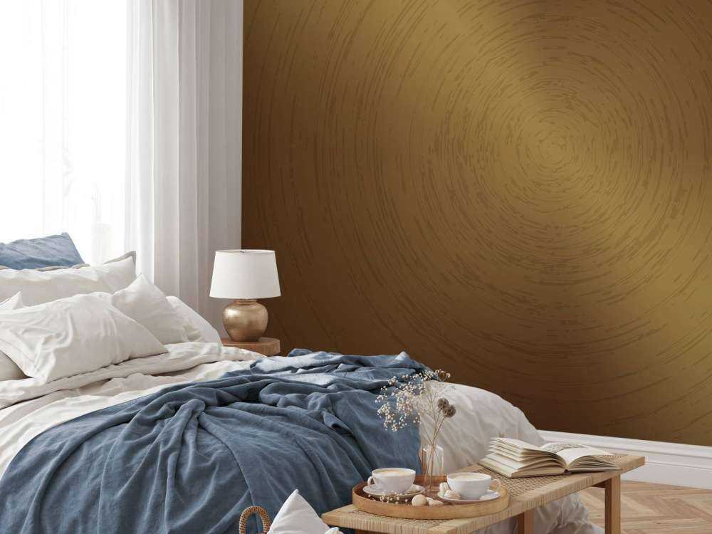 Cirkulär bakgrund i brons