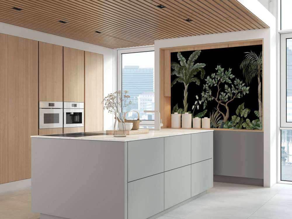 Träd med mörk bakgrund