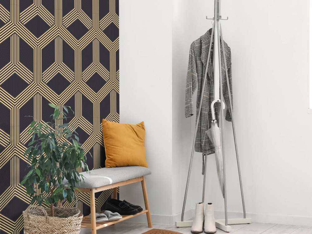 Illusionsmönster art deco