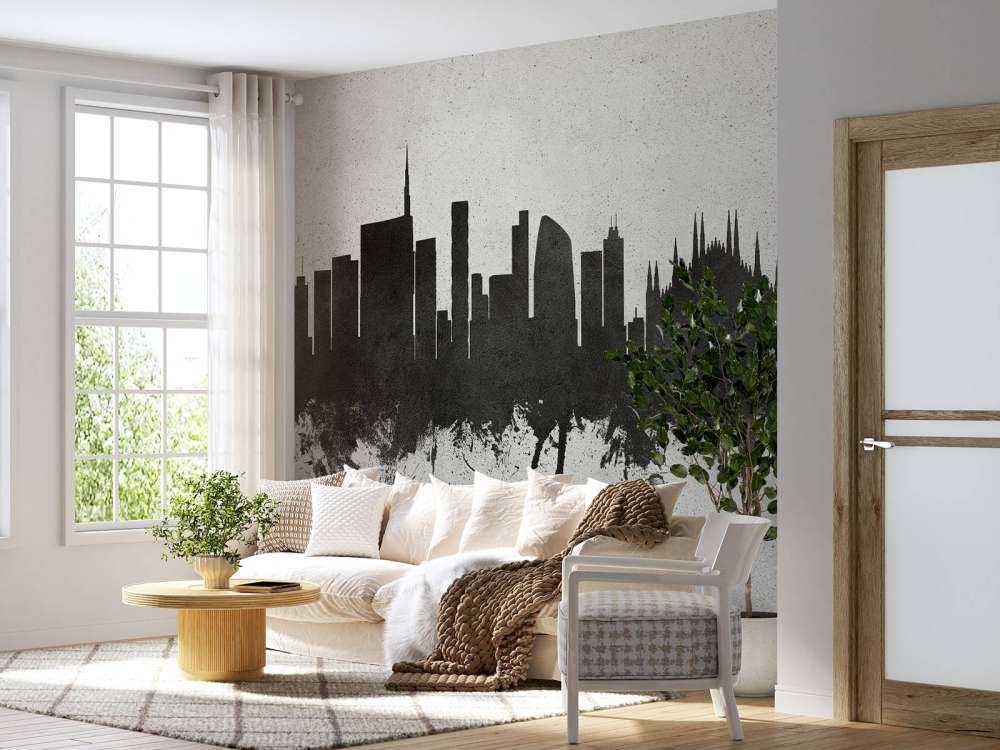 Akvarell silhuett, Milano