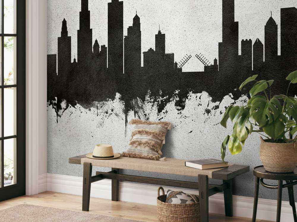 Akvarell silhuett, Chicago