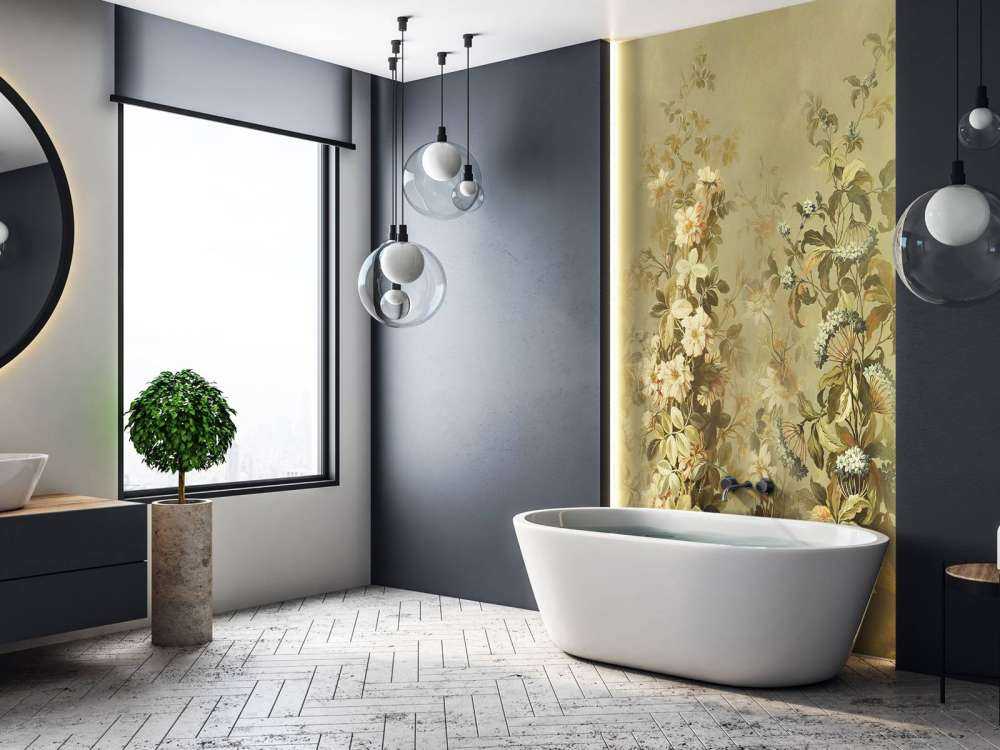 Vintage olivgrön klematis