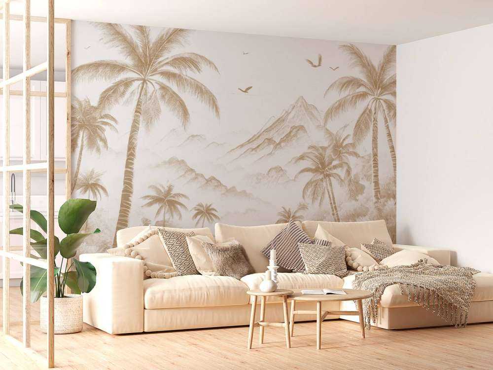 Fridfull Palmvik, taupe
