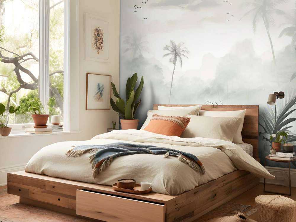 Dimmig Palm Horisont