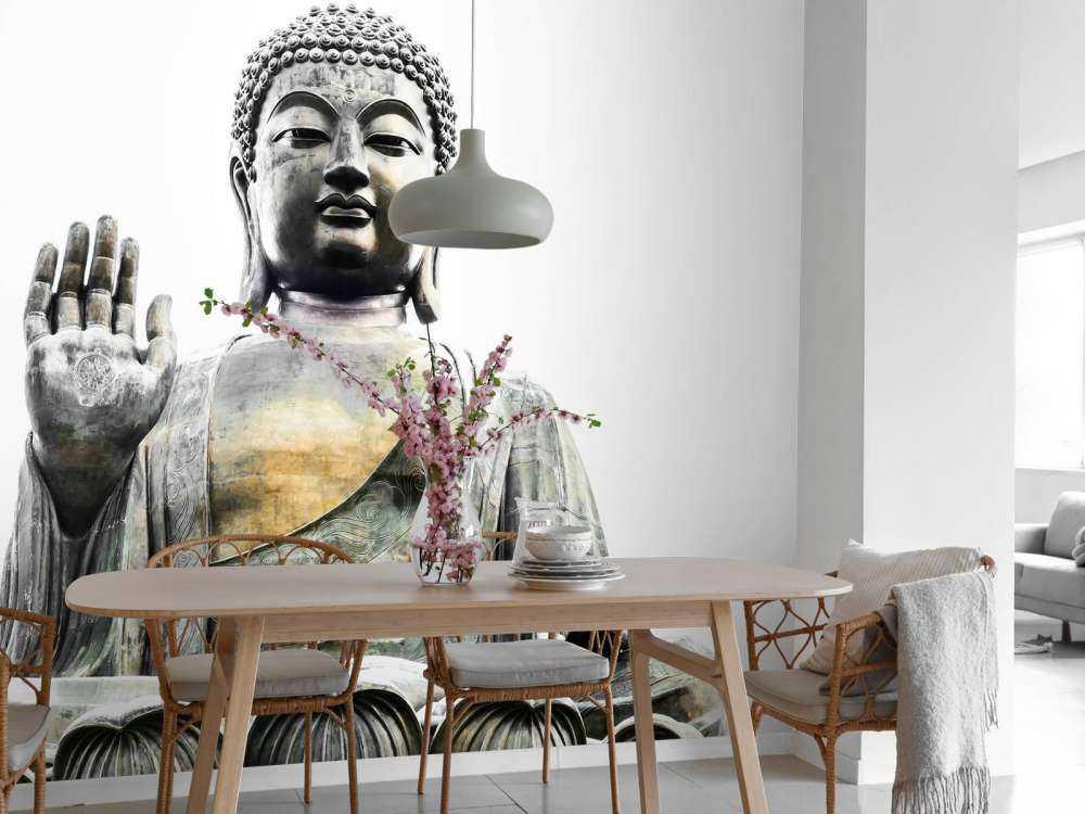 Buddha staty i Hong Kong