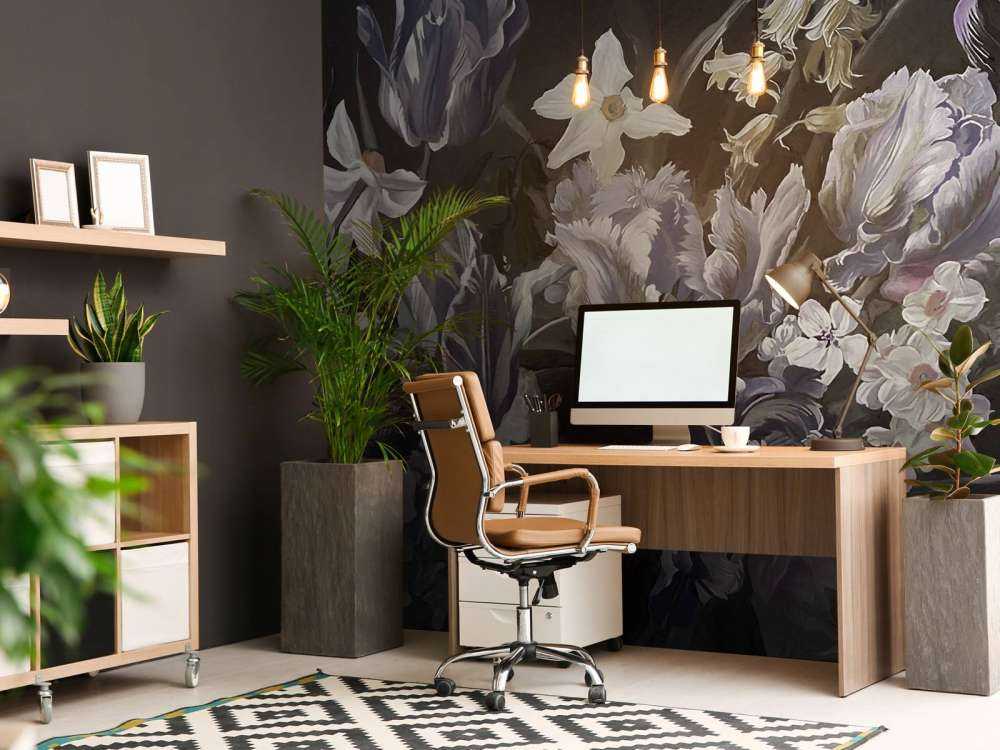 Bukett med pioner Blå