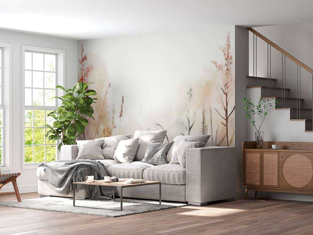 Morgon Tystnad Varm Beige