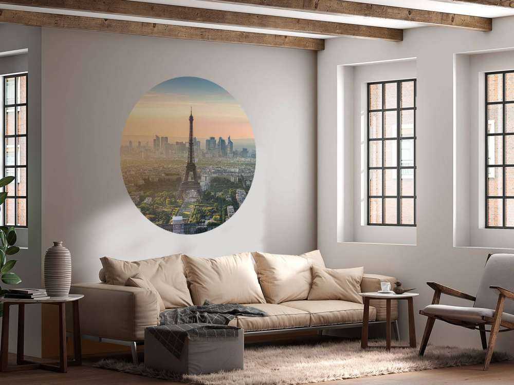 Solnedgång över Paris