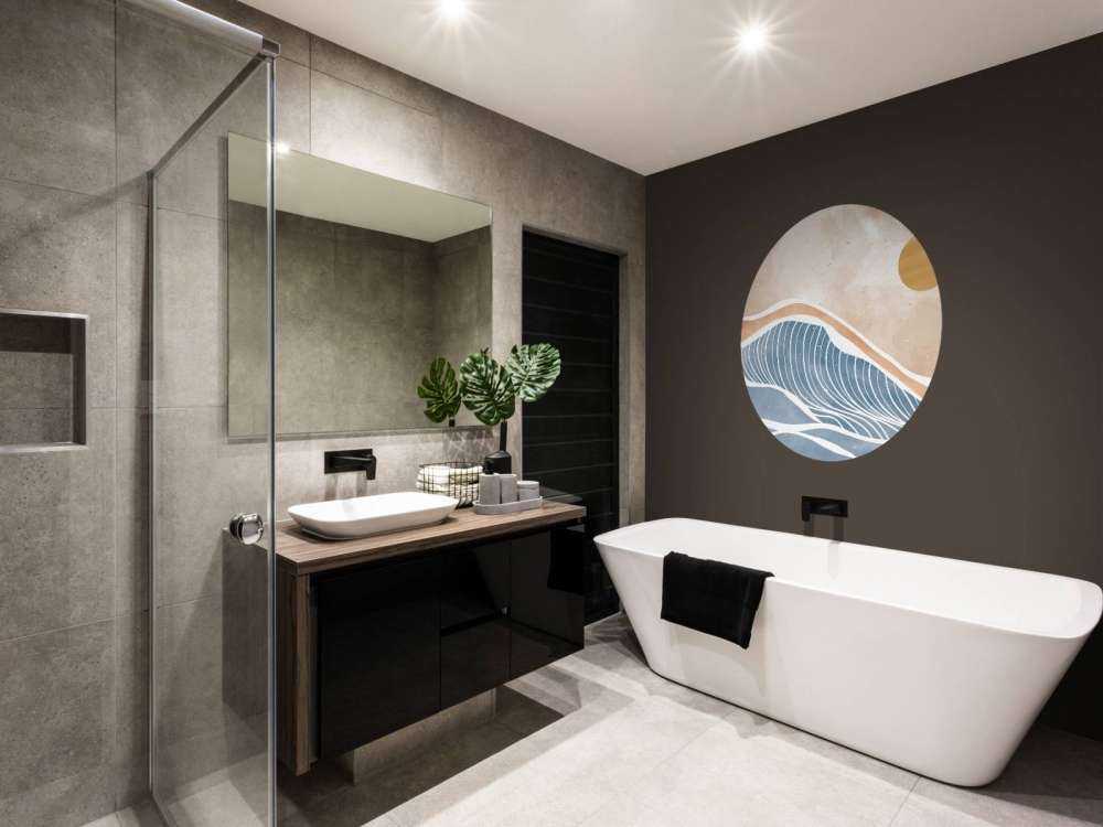 Blå bølger til solen