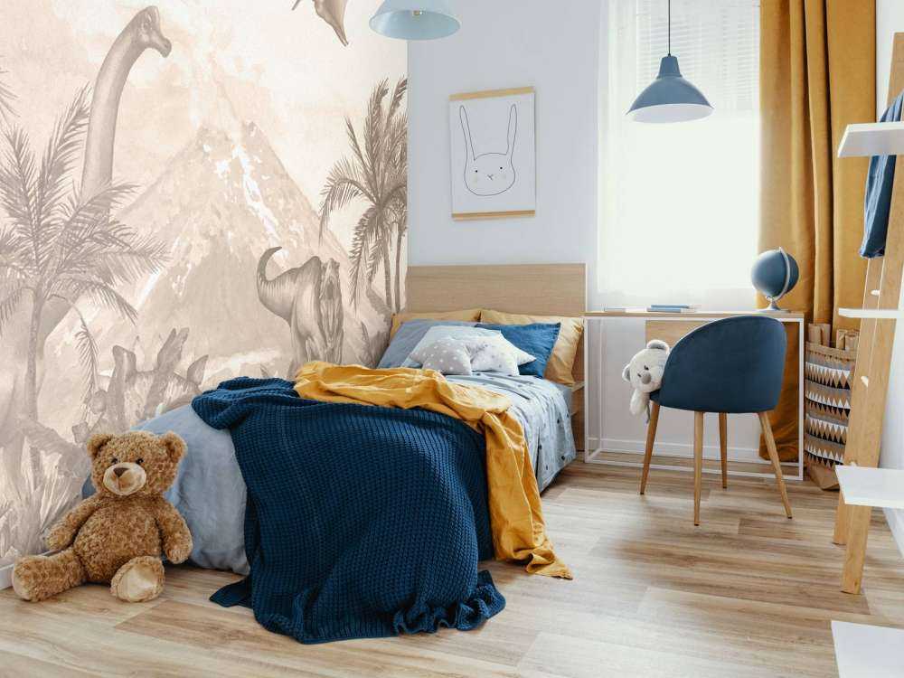 Forskellige dinoer i taupe