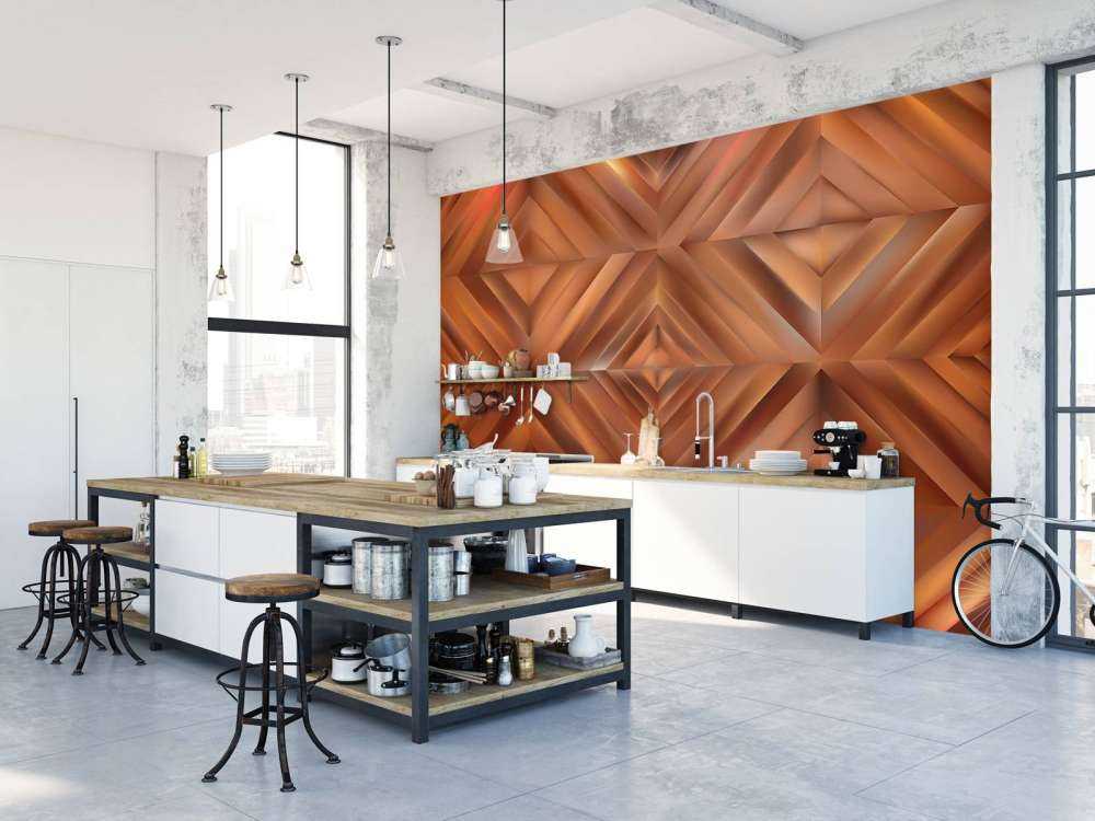 Abstrakt kobber baggrund