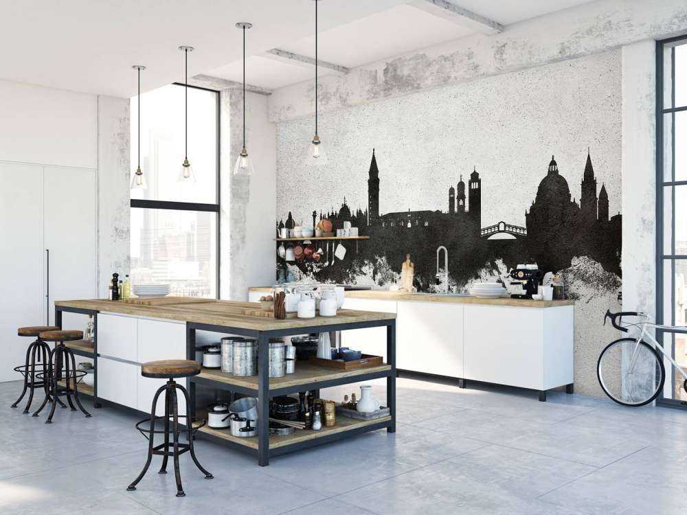 Akvarel skyline, Venedig