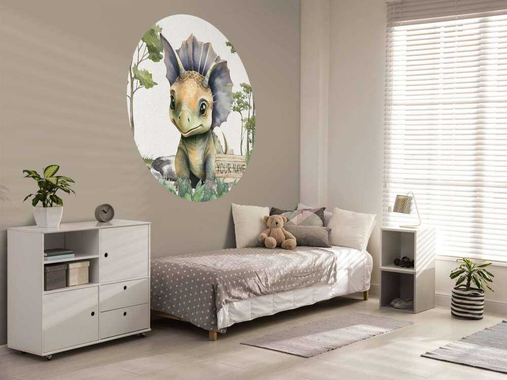 Baby triceratops i junglen