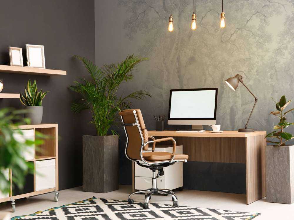 Skovlandskab Blå Panorama