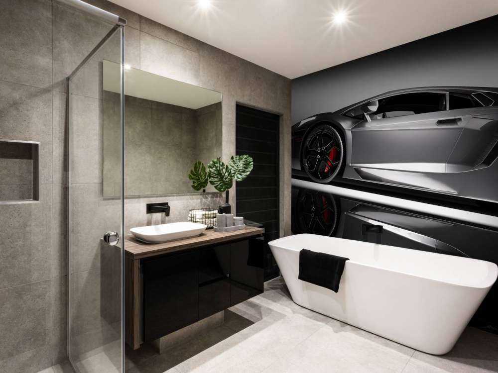 Grå Lamborghini