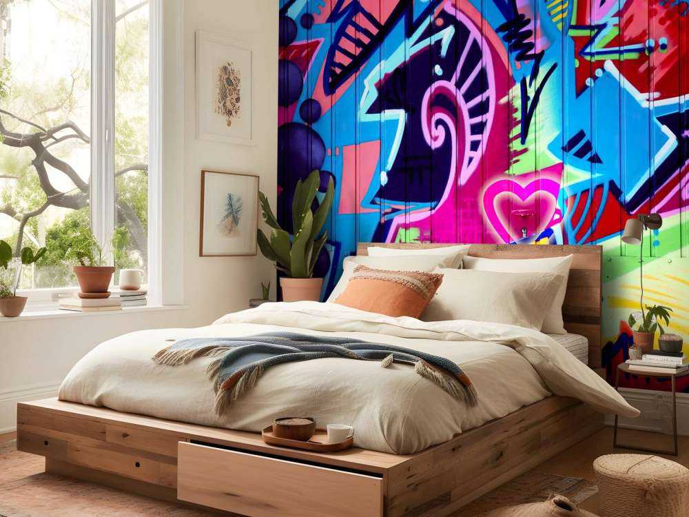 Neon graffiti