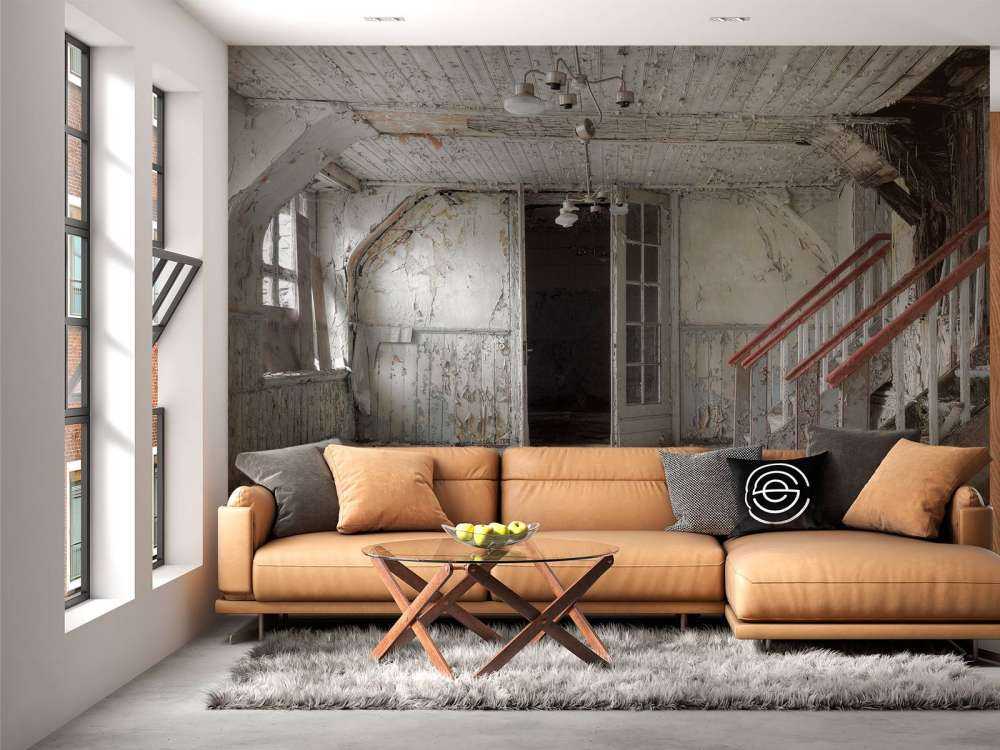 hedel rødt gelænder