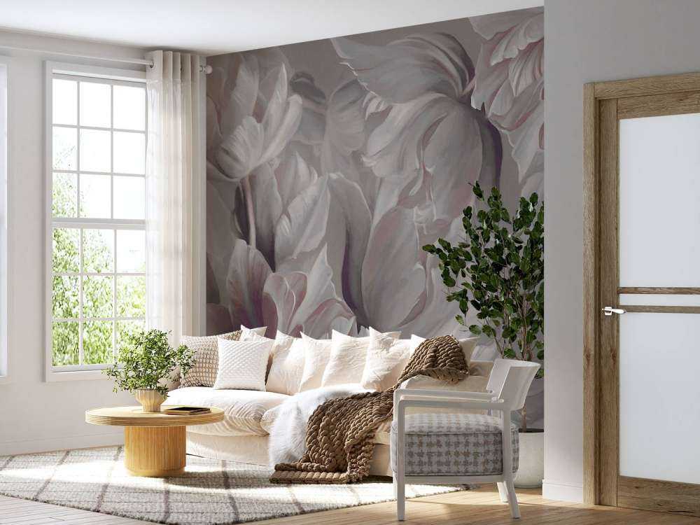 Store Tulipaner Grå
