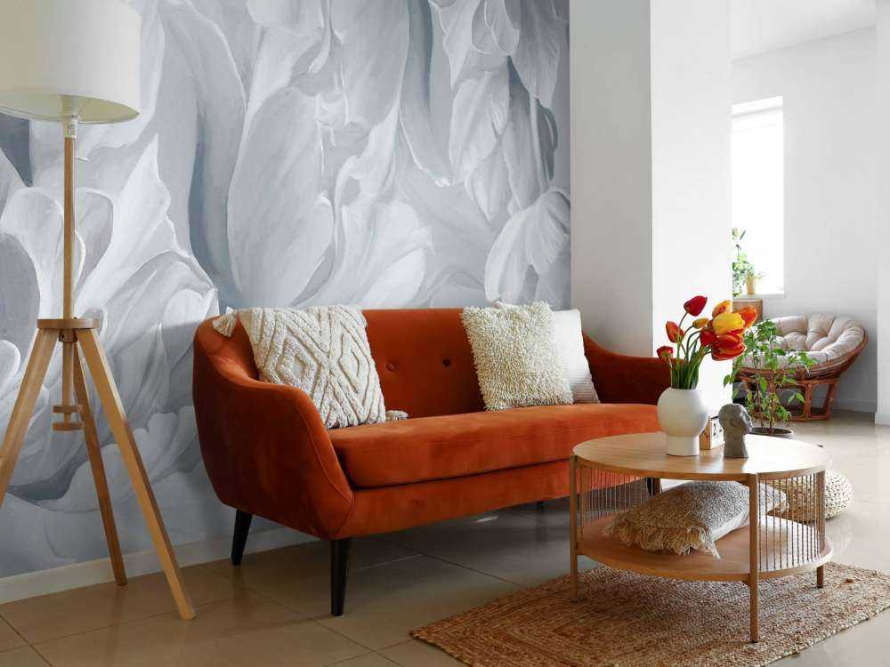 Store tulipaner hvide