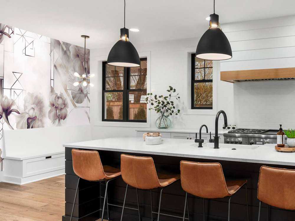 Akvarelle Geometri Brun