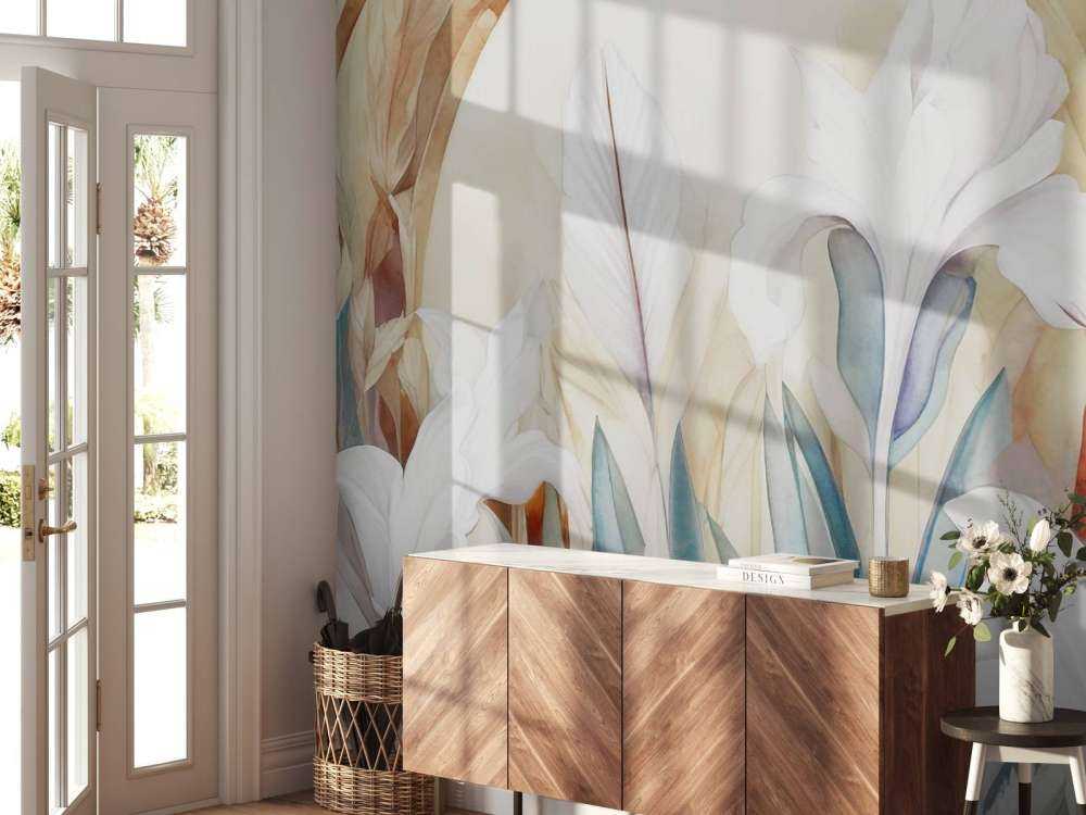 Iris ved solopgang blå