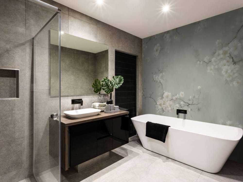 Skønne grene af blomster grøn