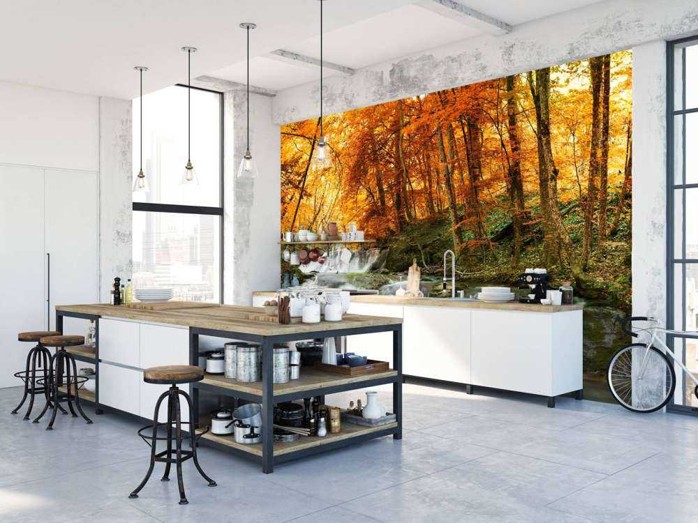 Vandfald om efteråret