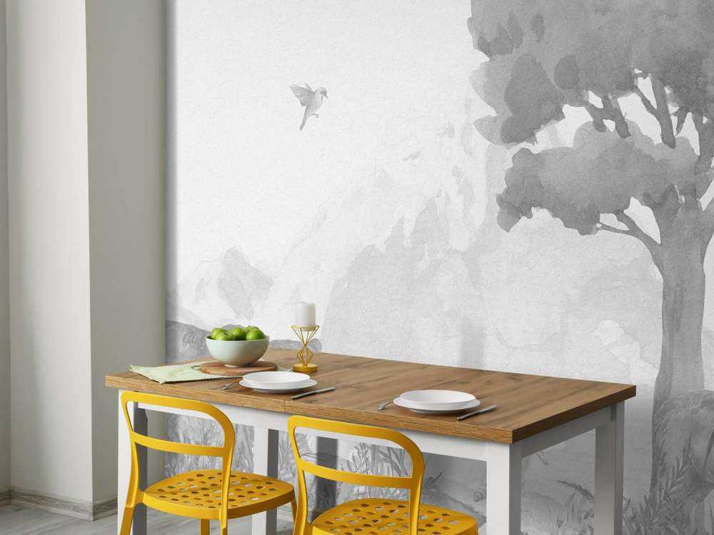 Skovens dyr i sort og hvidt